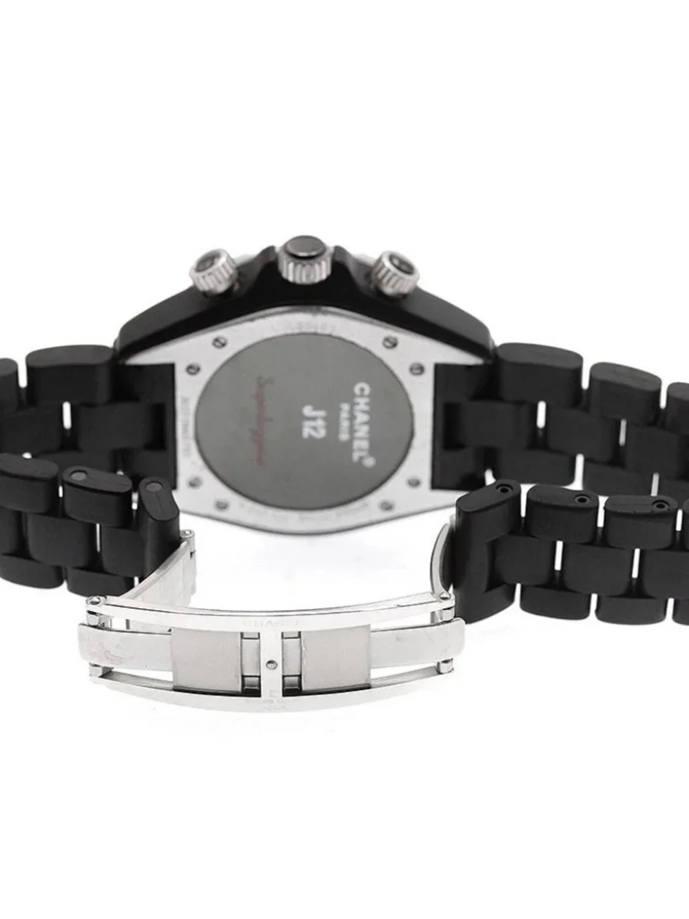 CHANEL J12 Super Reggera H2039 Chronograph Date Automatic Men's Watch_956947